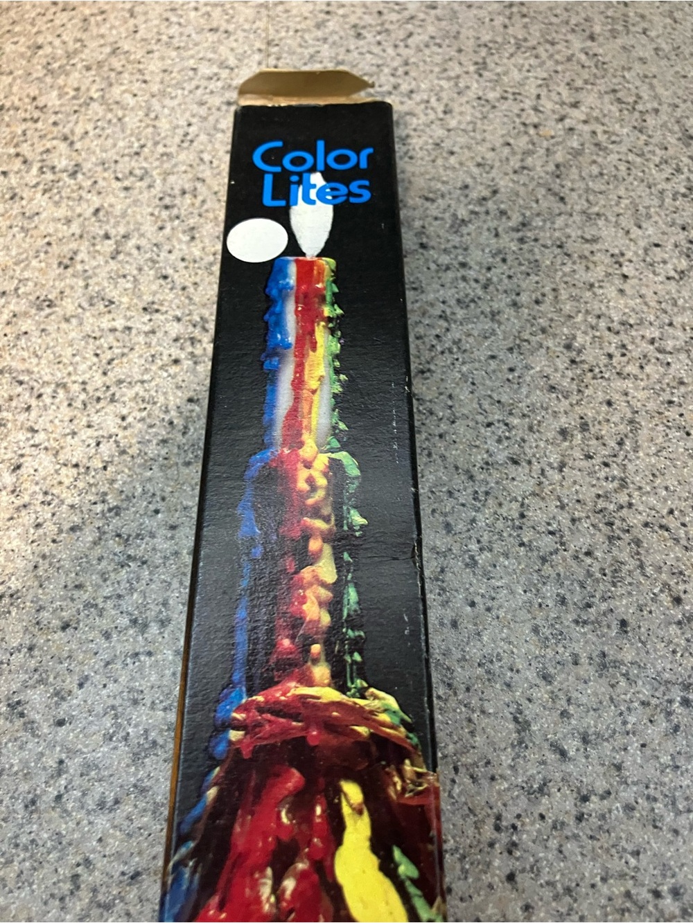 Vintage Multicolor Color Lite Candles